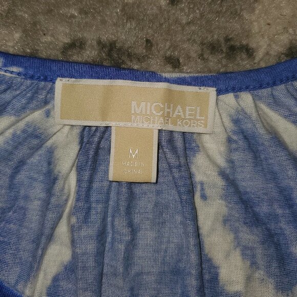 Michael Kors Blue Blouse || Like New | Med - Picture 6 of 6